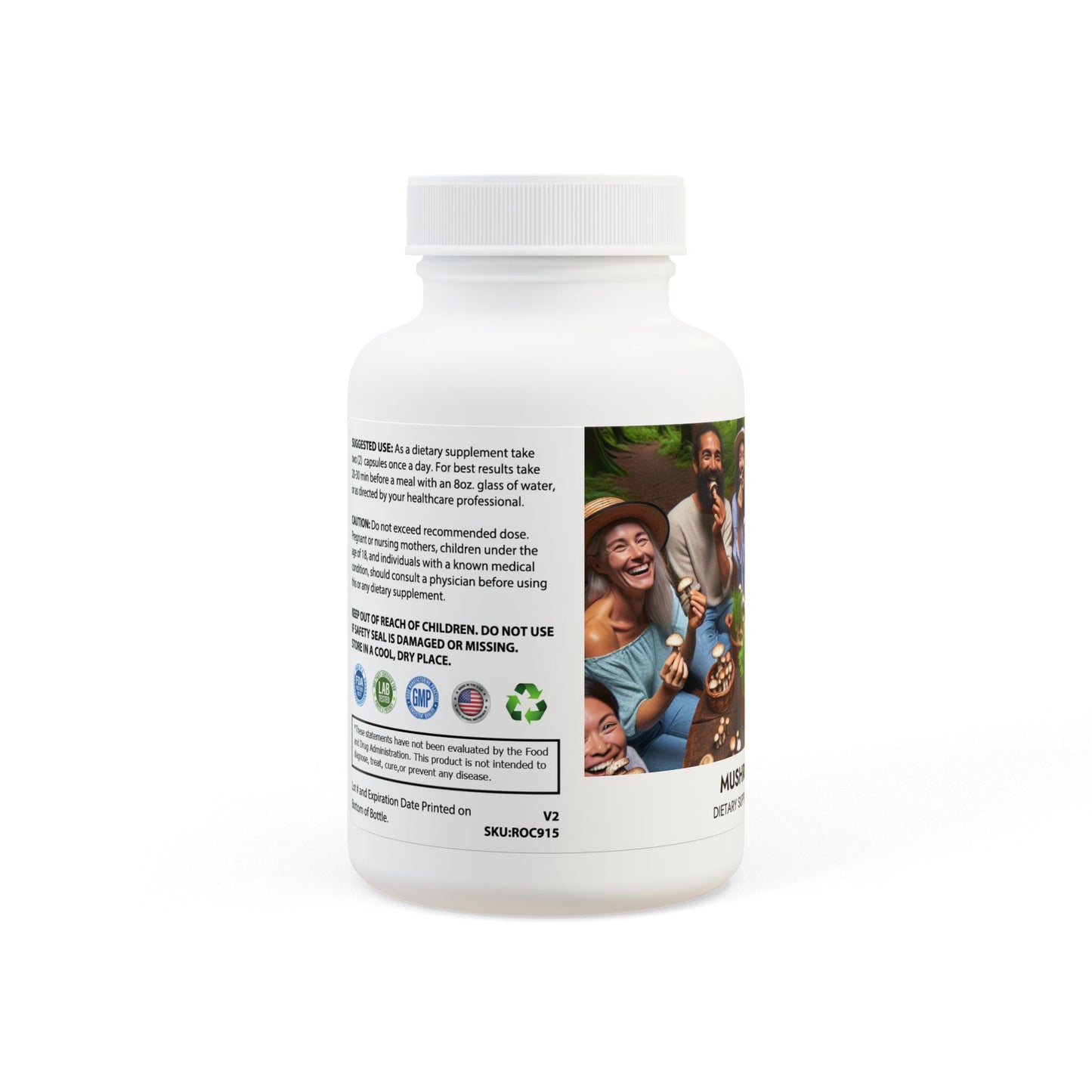 Mushroom Blend Supplement (60 Capsules)