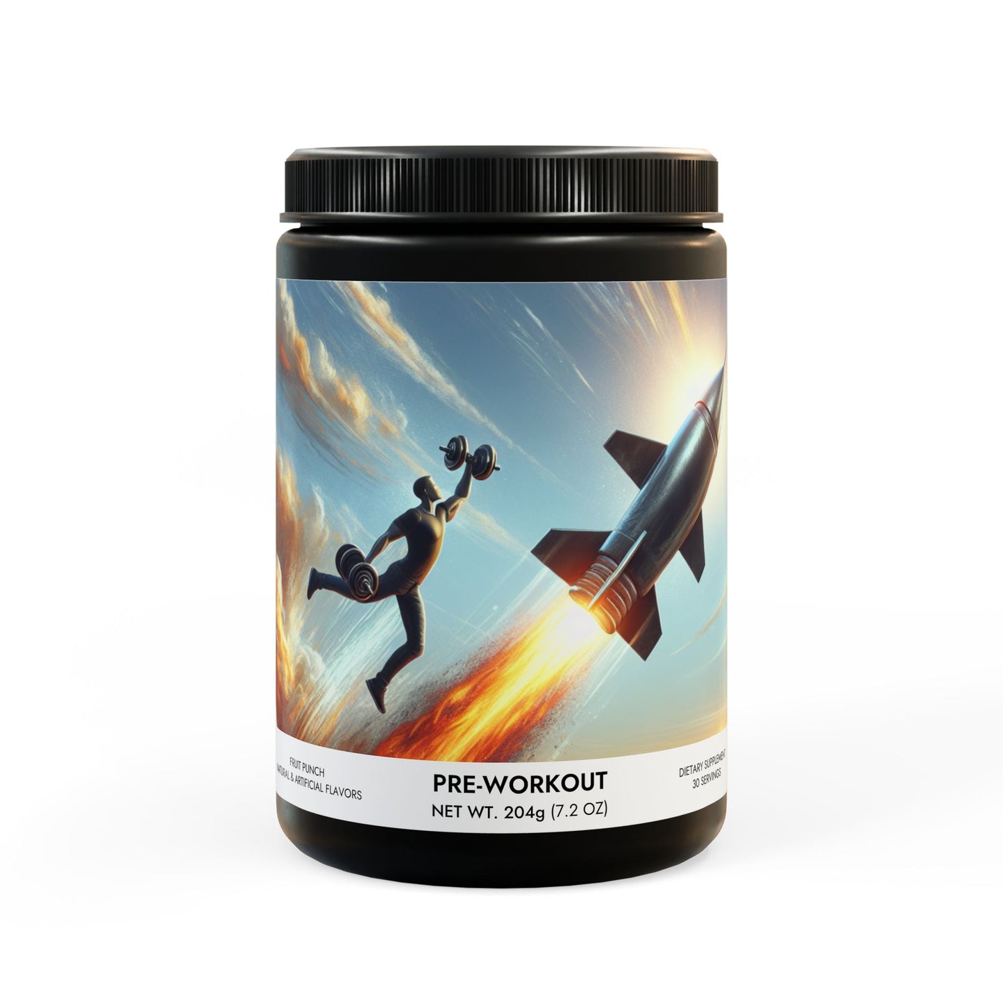 Pre-Workout Supplement, Fruit Punch (204g, 7.1oz)