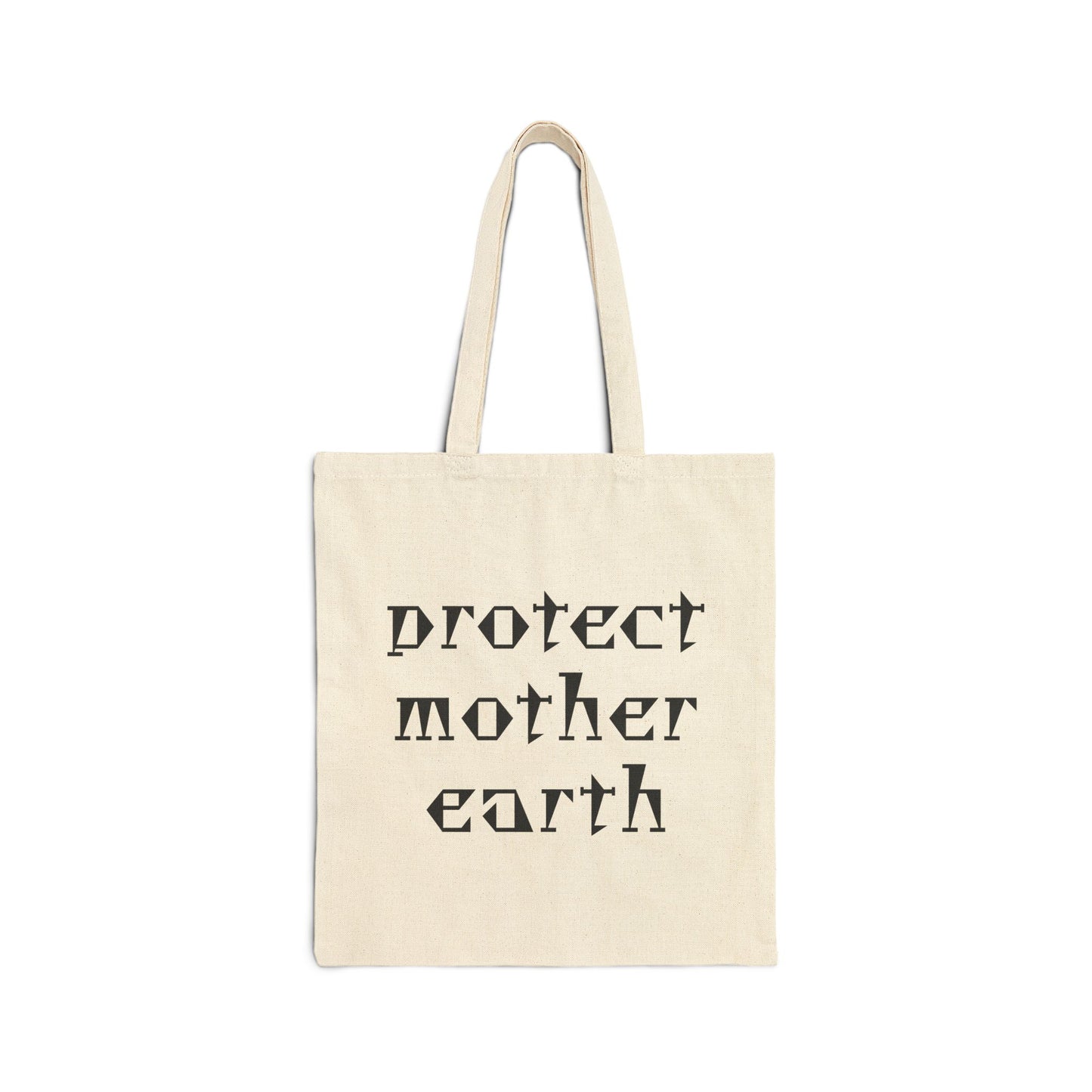Earth Protector Cotton Canvas Tote Bag
