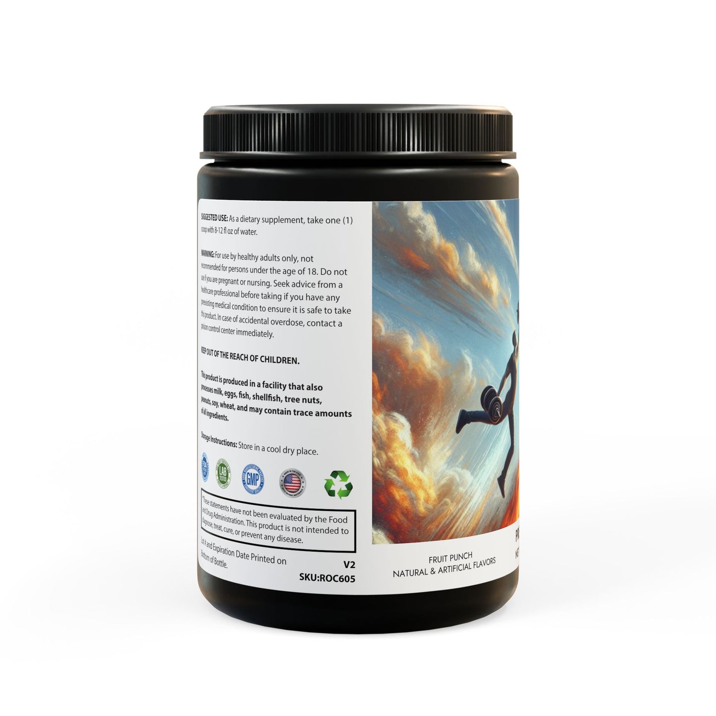 Pre-Workout Supplement, Fruit Punch (204g, 7.1oz)