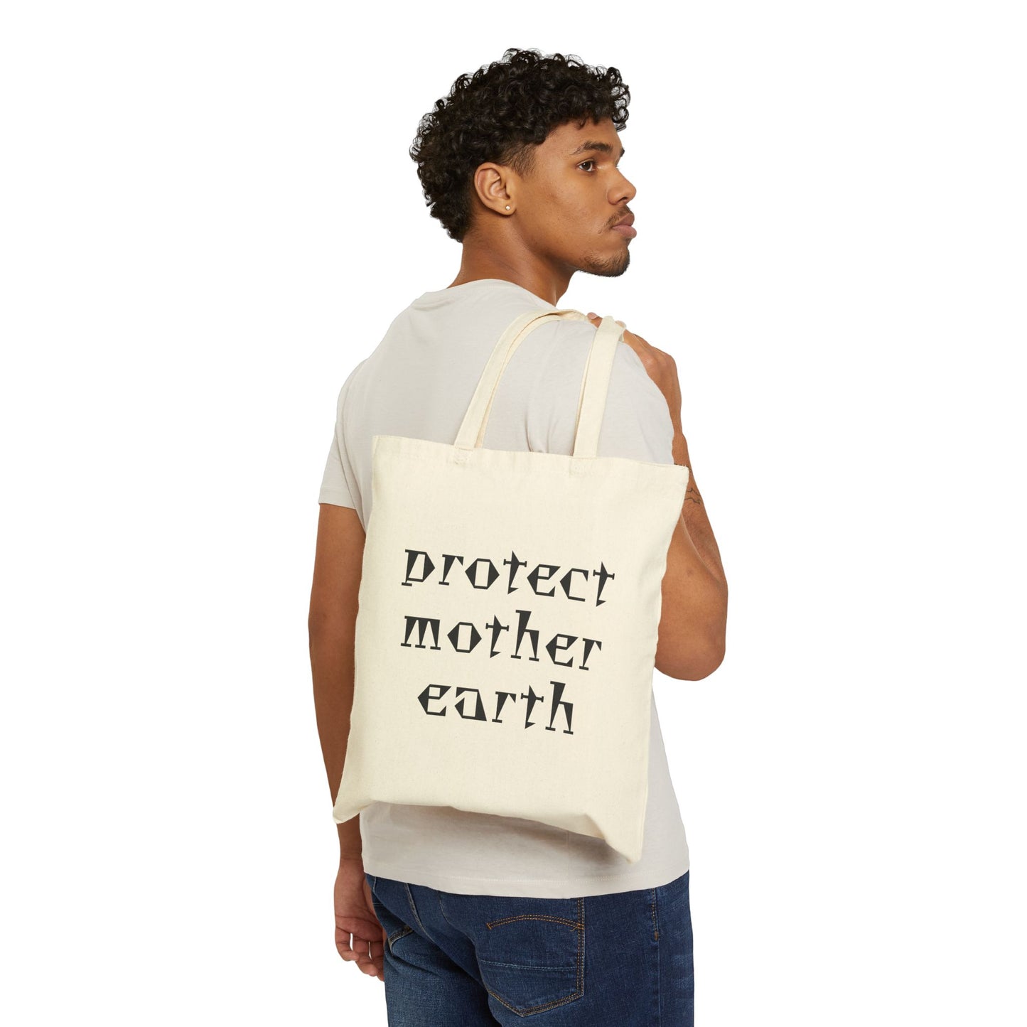 Earth Protector Cotton Canvas Tote Bag